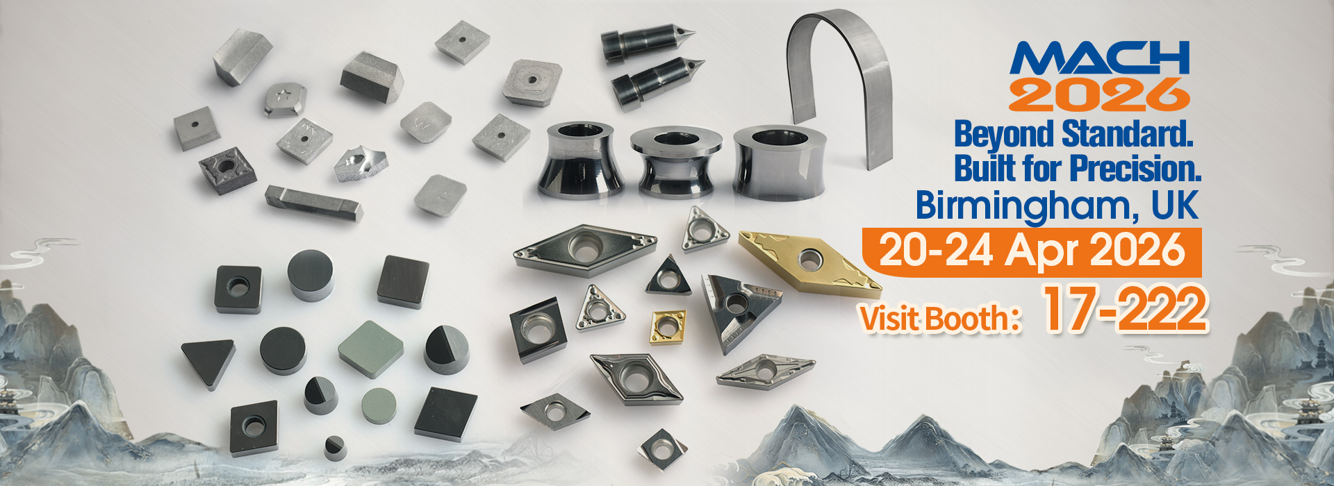 Visit Our Booth 17-222 at MACH 2026 | Custom Carbide & Cermet Manufacturer