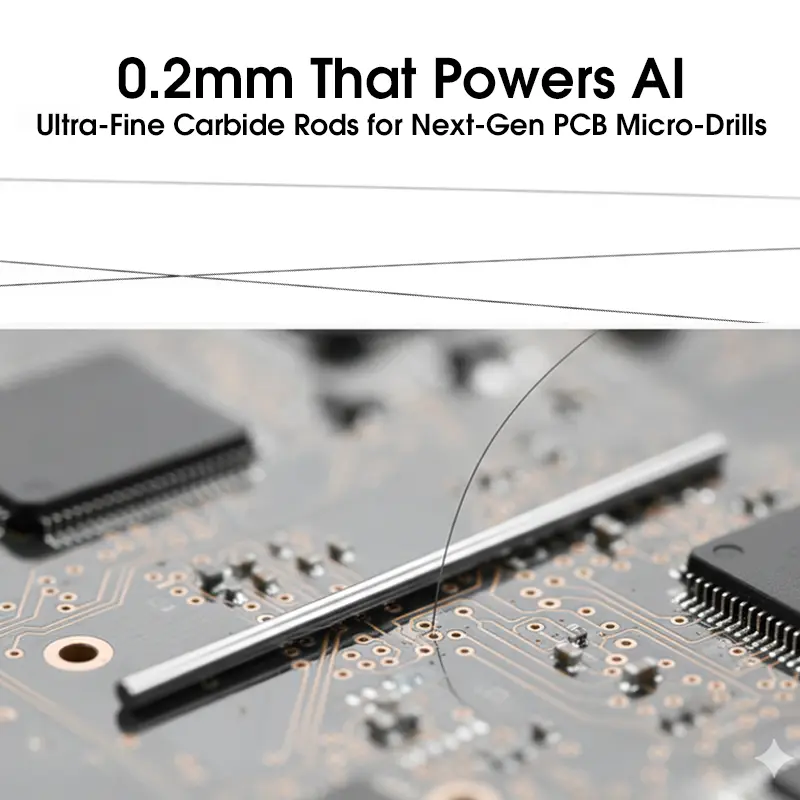 0.2mm Carbide Rods: Enabling the Next Generation of AI Server PCB Micro-Drills